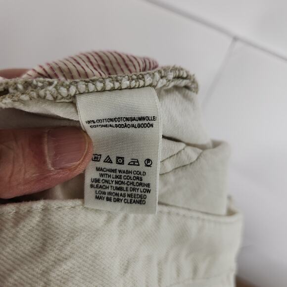 Free People We The Free Womens Size 27 Soft Relaxed Cut Off Shorts Worn White - Picture 5 of 7